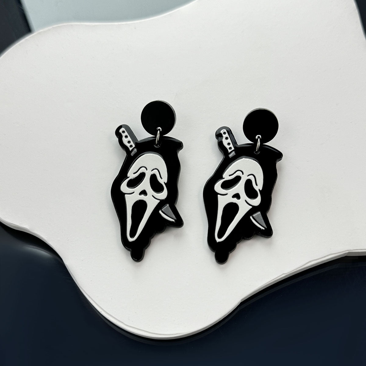 Wholesale  Butterfly Skull Dagger Acrylic Earrings