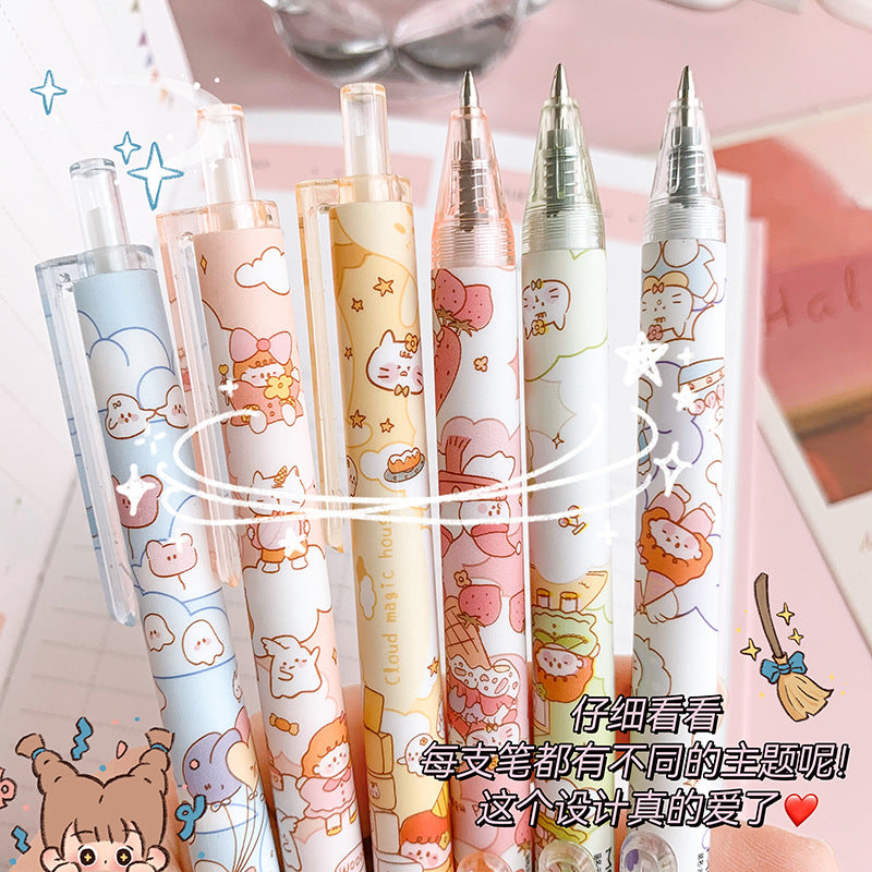 Wholesale cute cloud click pen ballpoint pen