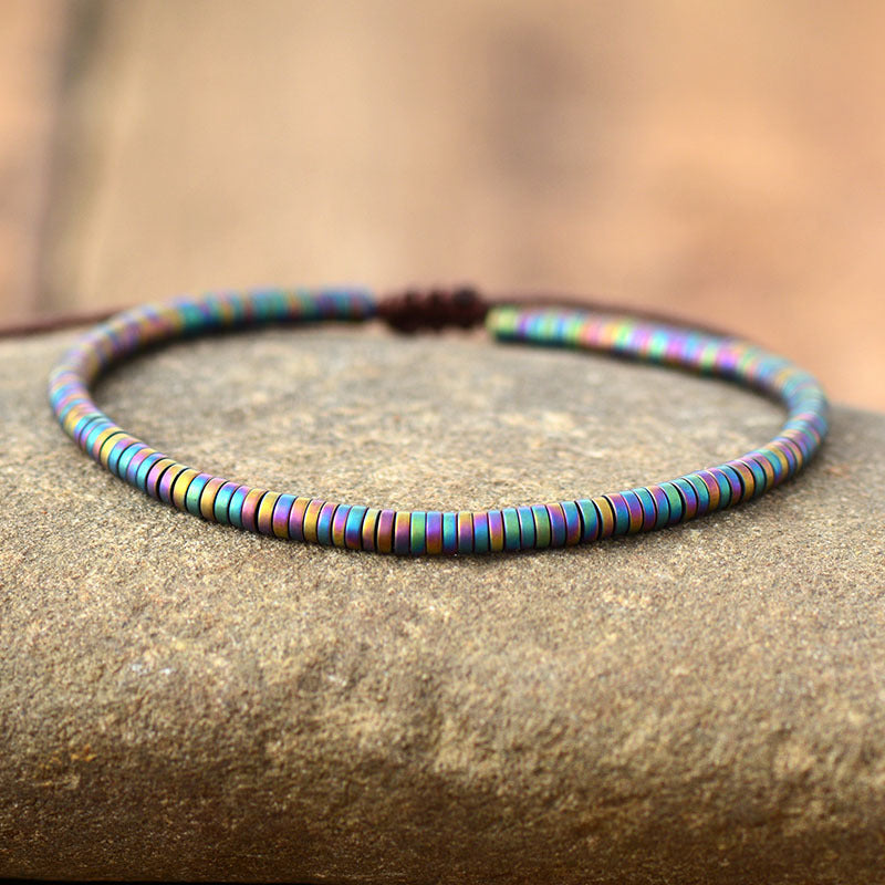 Wholesale Handmade Beaded Metal Colorful Adjustable Bracelets ACC-BT-LZ012