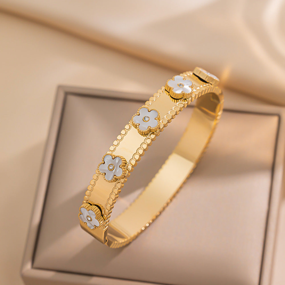 Wholesale Titanium Steel Diamond Bracelet ACCVIP-BT-KuCai017