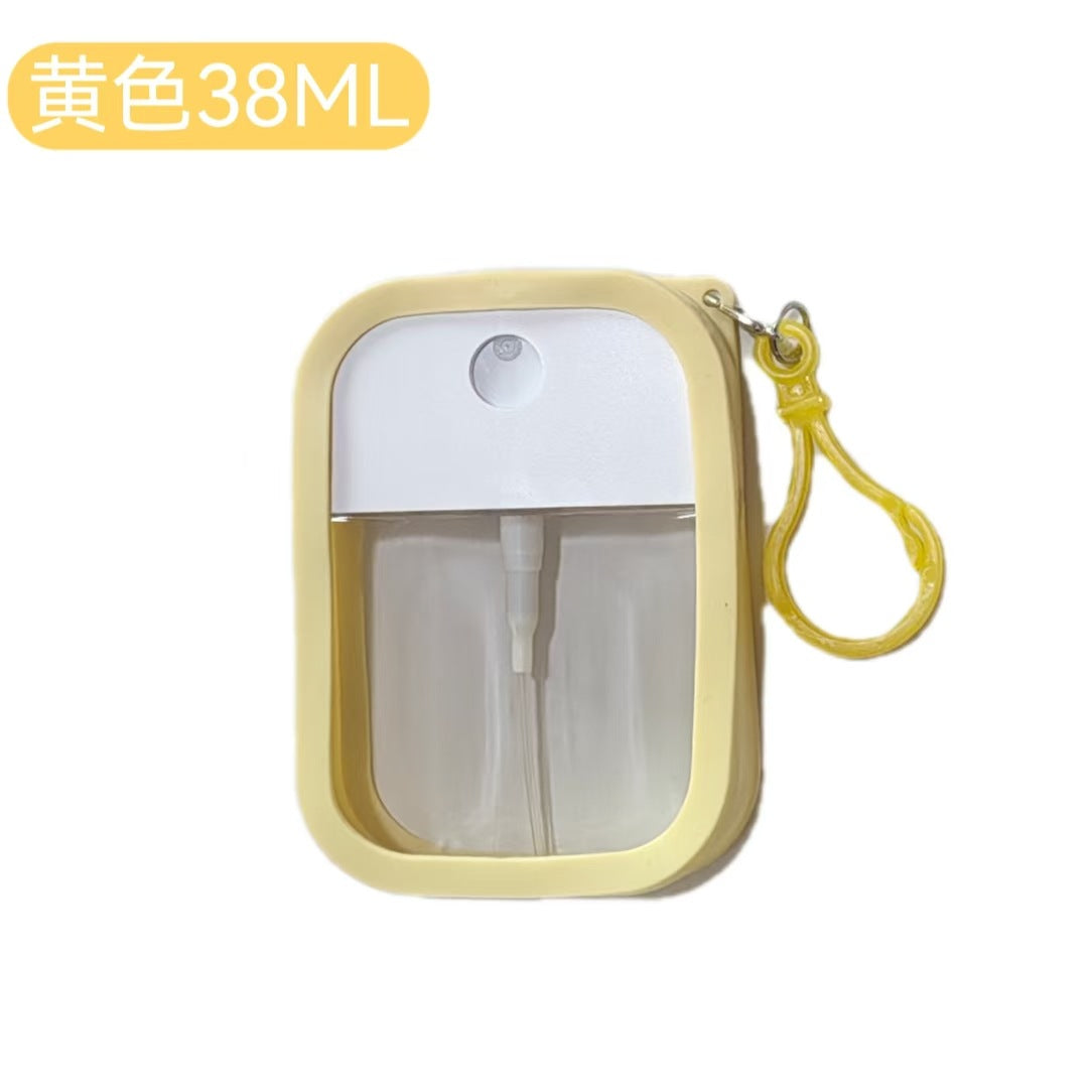 Wholesale Push Silicone Hook Perfume Alcohol Packaging Empty Bottle Keychain ACC-KC-XY001