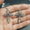Wholesale  gothic punk jewelry vintage hollow alloy cross earrings