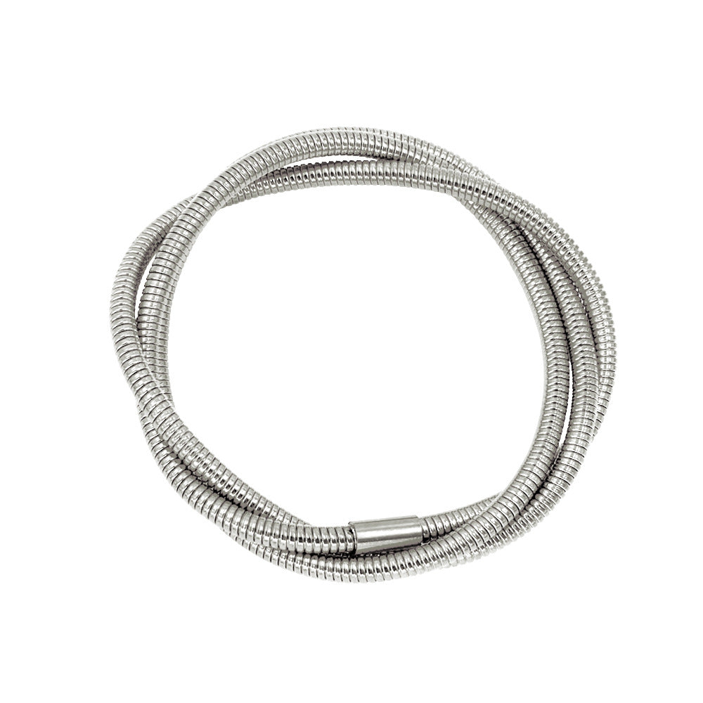 Wholesale Simple Style Geometric 304 Stainless Steel Bracelets 18k Gold Plated Bracelet ACC-BT-MeiSD004