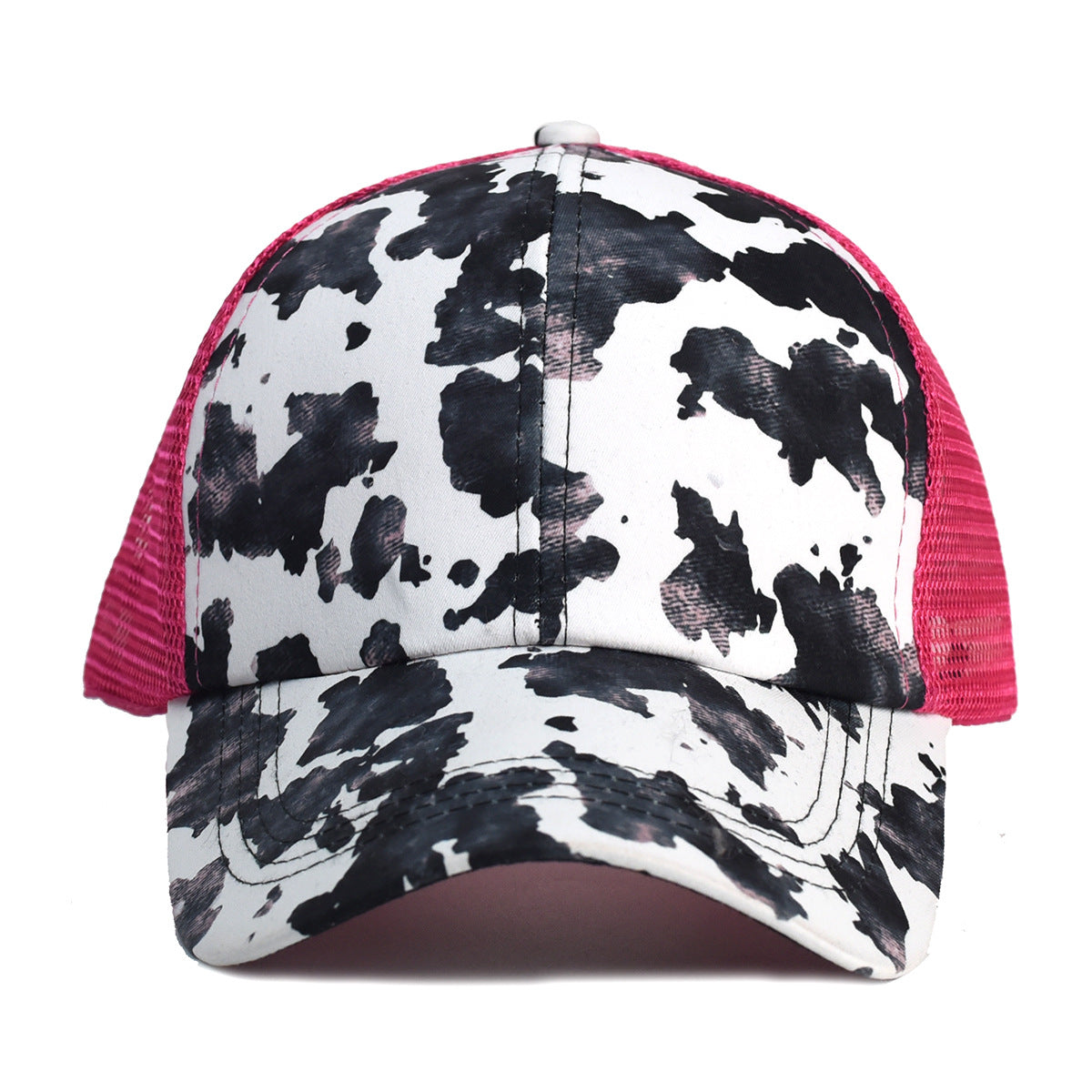 Wholesale Western Style Cow Pattern Mesh Cap Baseball Cap Hat ACC-HT-YuXue002