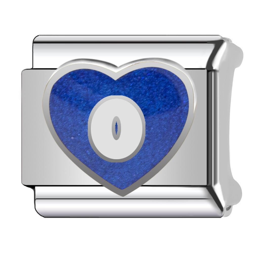 Wholesale  Italian Charm Bracelet 9mm DIY heart Creative Stainless Steel Composable Bracelet