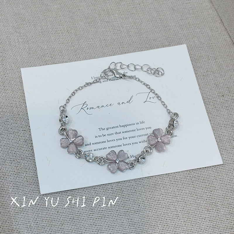 Wholesale Green four-leaf clover bracelet