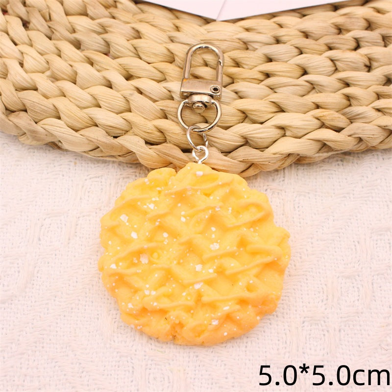 Wholesale Cookies Creative Personality DIY Resin Keychains ACC-KC-YiNian004