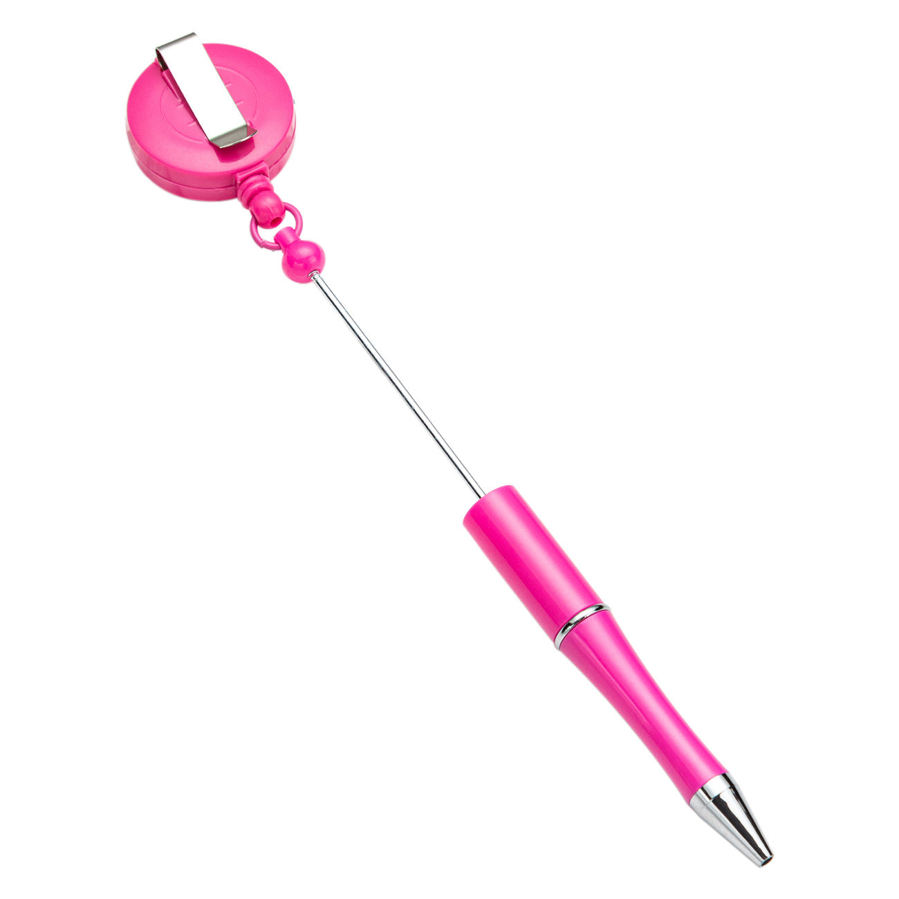 Wholesale Beadable Pens Plastic Badge Reels DIY Beaded Pens ACC-PN-HuaH059