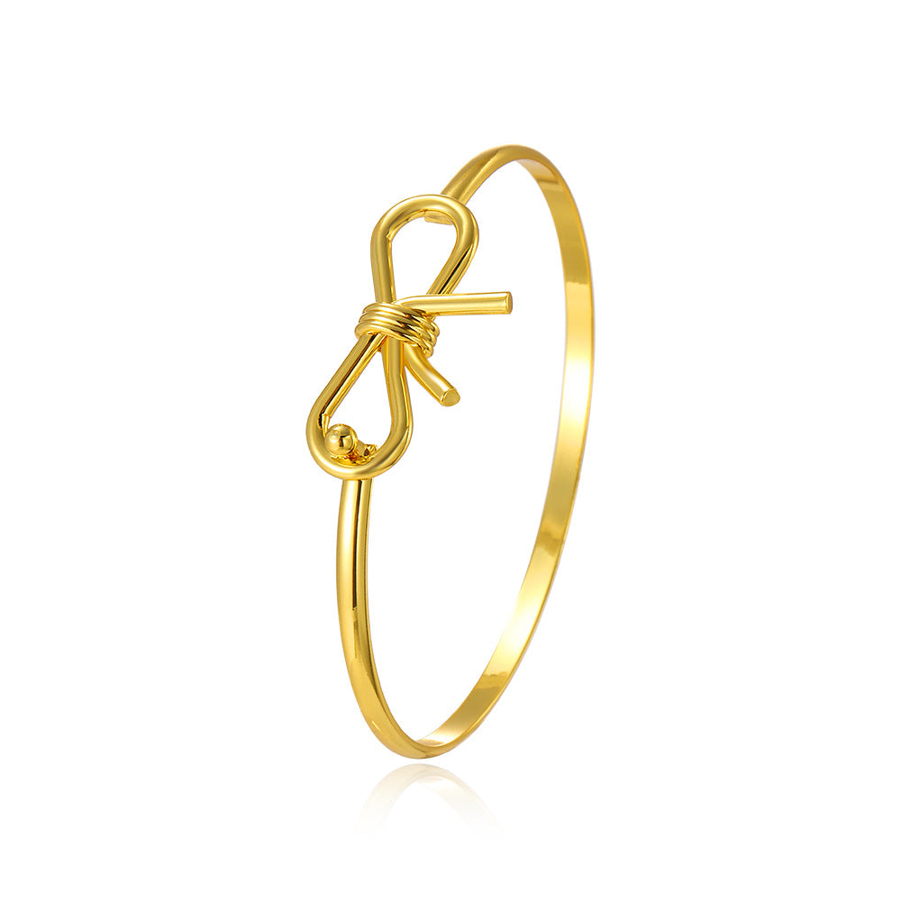 Wholesale  Twist Bow Bracelet