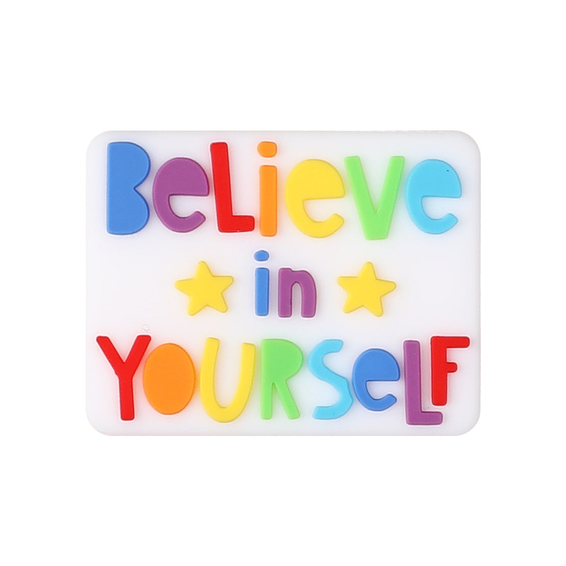 Wholesale 20pcs Rainbow Letter Focal Beads DIY Bead Accessories ACC-BDS-RongFa057