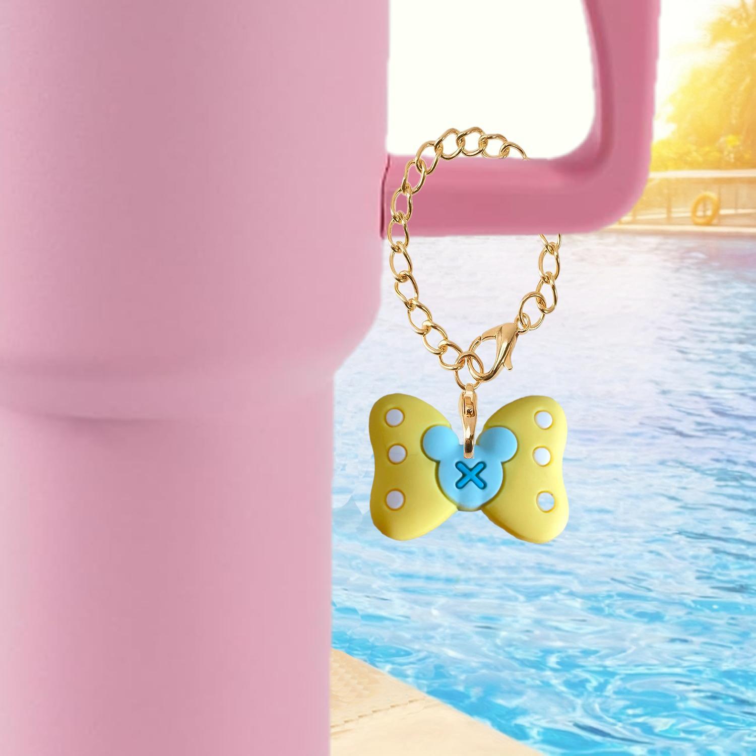 Wholesale Bow Crown Soft Rubber Hanging Chain Cup Accessories Chain ACC-CA-XieJi001