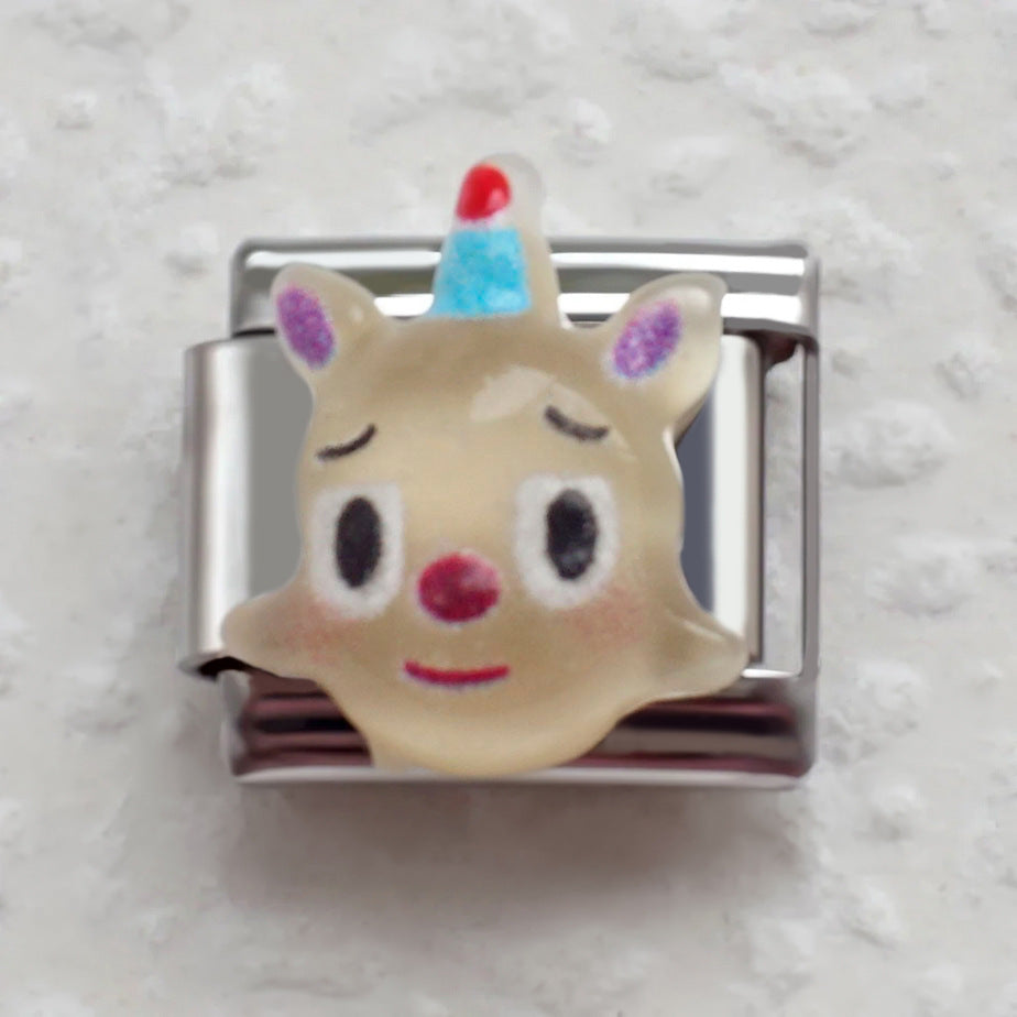 Wholesale 5pcs Italian Charm Bracelet 9mm DIY Splicing Cartoon Cute Stainless Steel Composable Bracelet