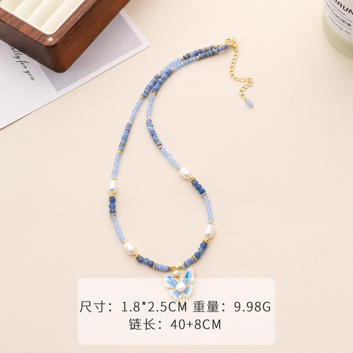 Wholesale Colorful Dopamine Beaded Necklace