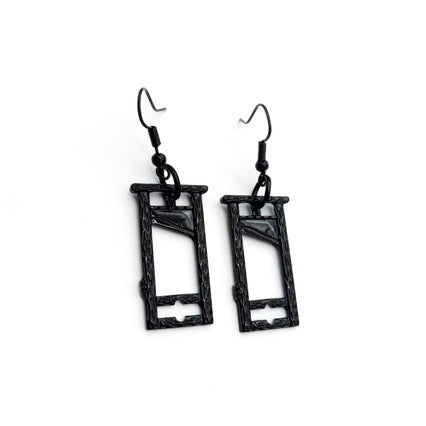 Wholesale Gothic Skull Bird Earrings Alloy Ancient Silver Party Wear Jewelry Accessory