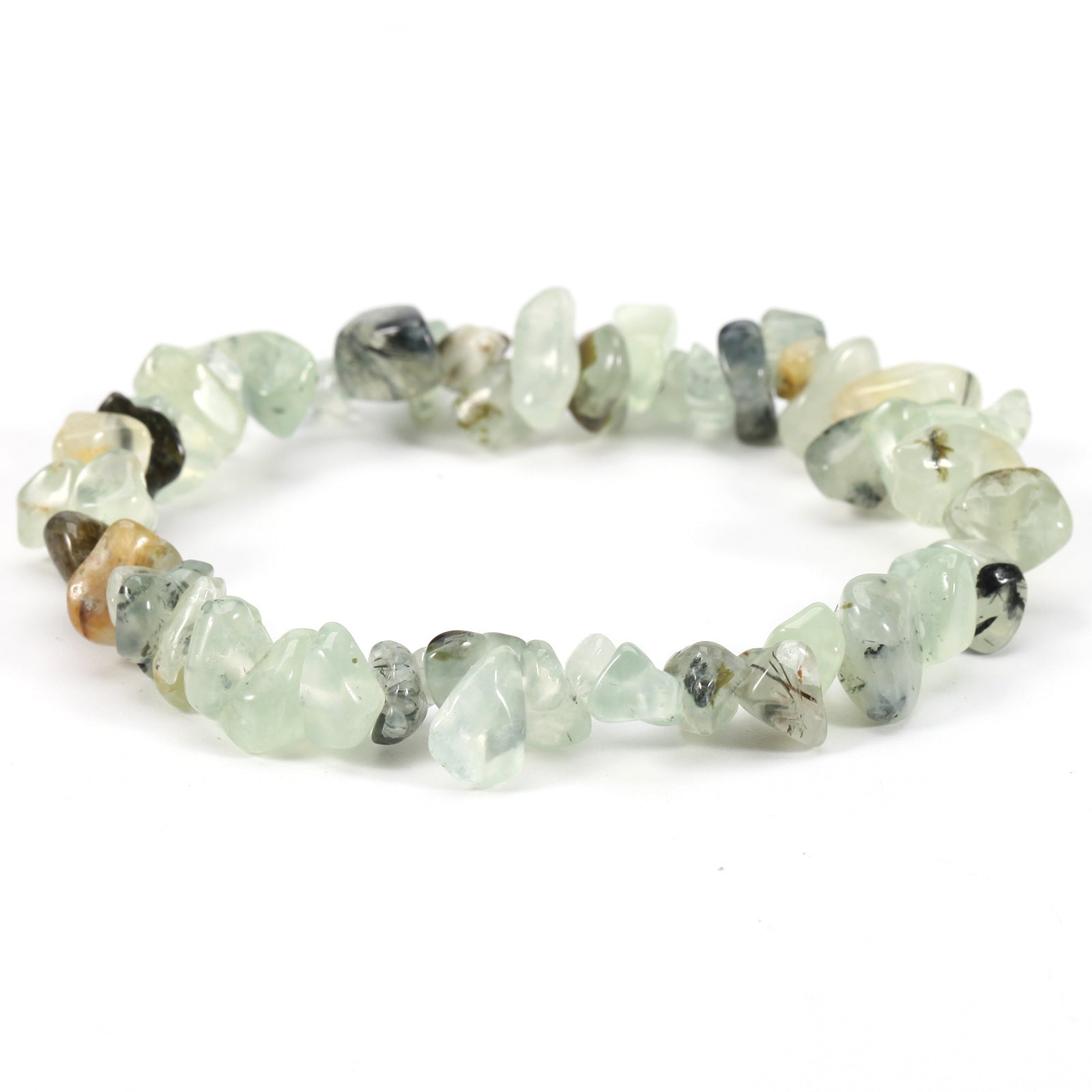 Wholesale Geometric Natural Stone Bracelet Irregular Gravel Beads Elastic Handmade Jewelry Accessory for Boutique Resale