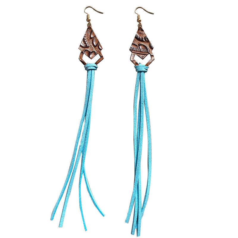 Wholesale 3pcs Leather Western Style Earrings