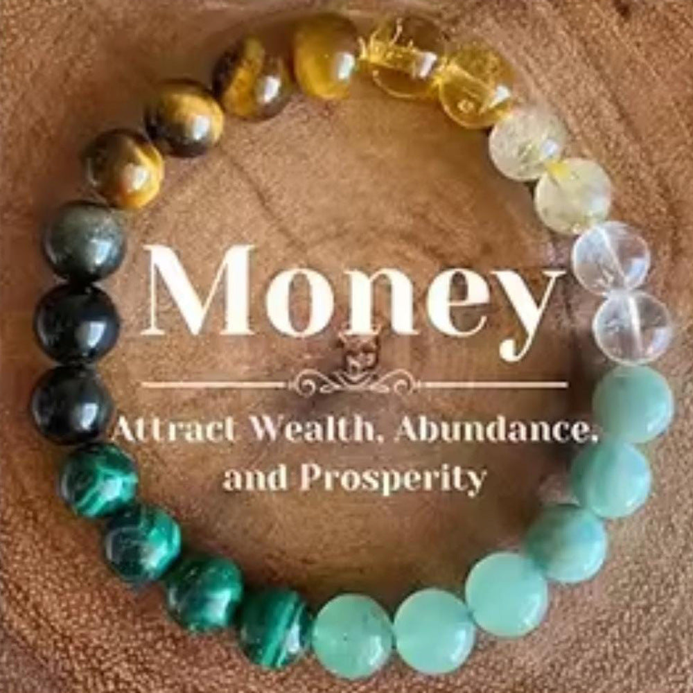 Wholesale Bohemian Vintage Style Semi-precious Stone Men's Beaded Bracelet