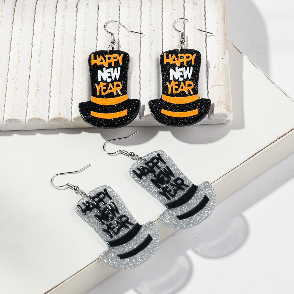 Wholesale Acrylic Alphabet Earrings - Party Fashion Accessory for Boutique Resale or Gift