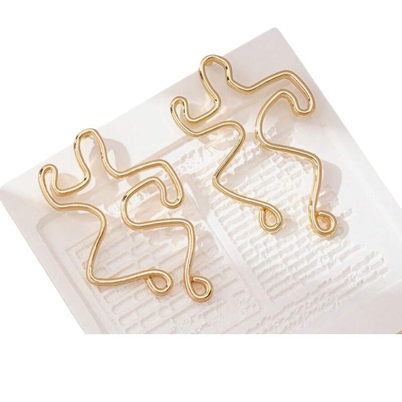 Wholesale  Funny Hollow Little People Earrings