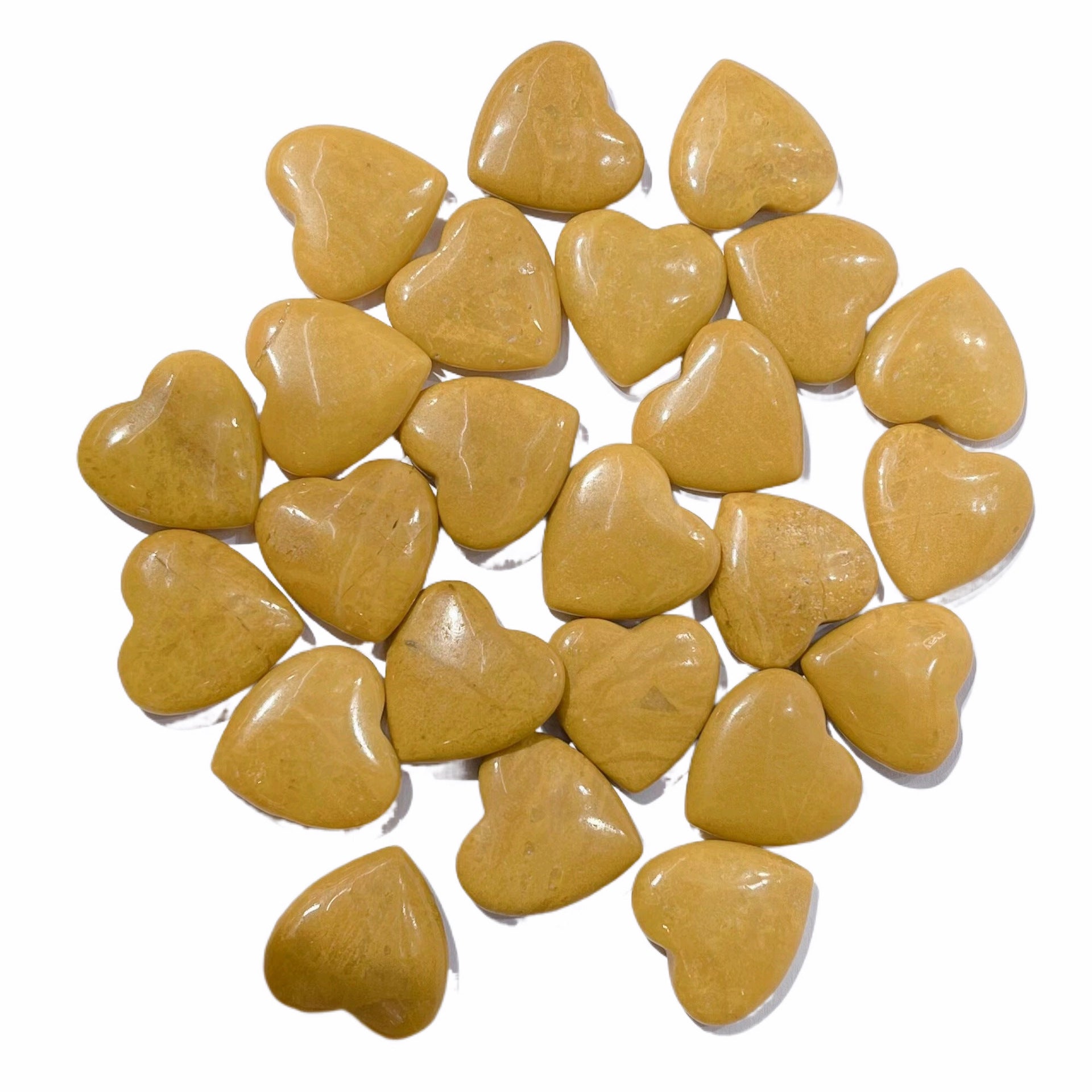 Wholesale natural crystal 20mm love pendant