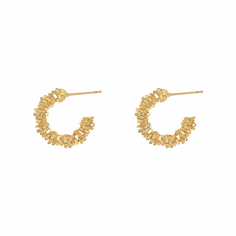 Wholesale S925 silver needle  luxury high-end design ear studs