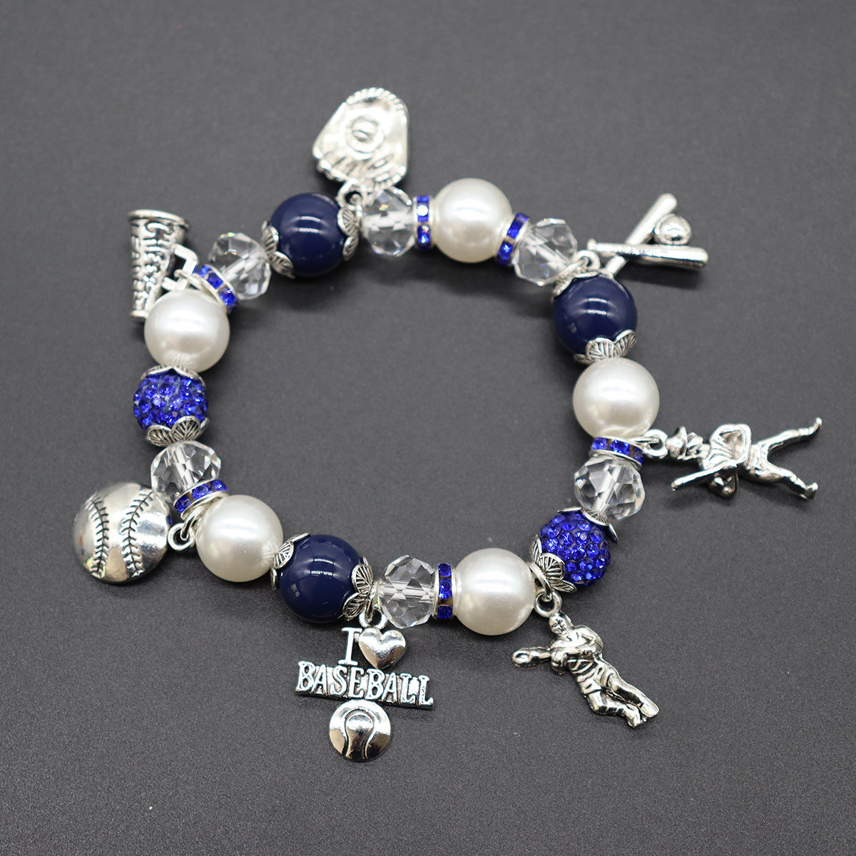 Wholesale Team Elastic Beaded Bracelet