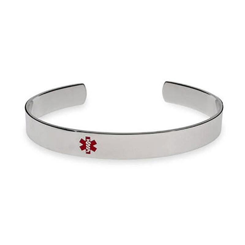Bracciale con logo medico Medica in acciaio inossidabile all'ingrosso