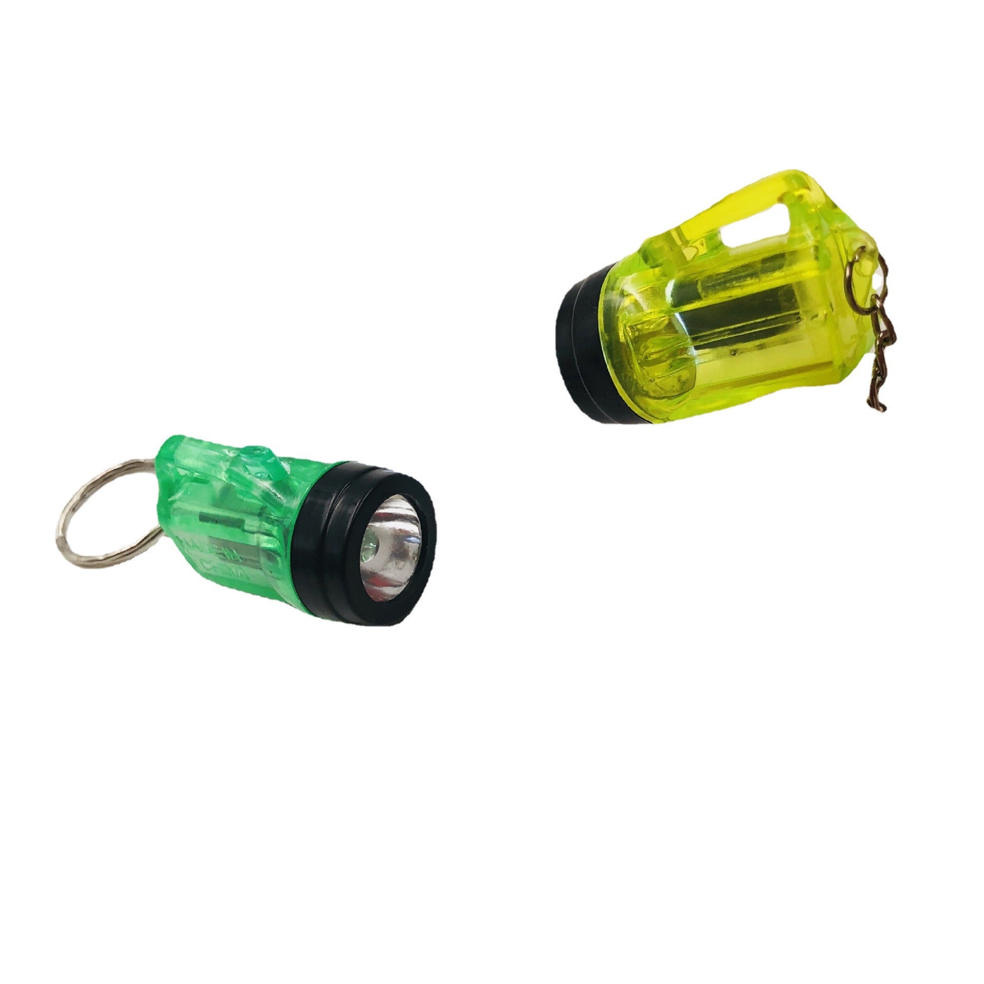 Wholesale Plastic LED Small Flashlight Creative Key Chain