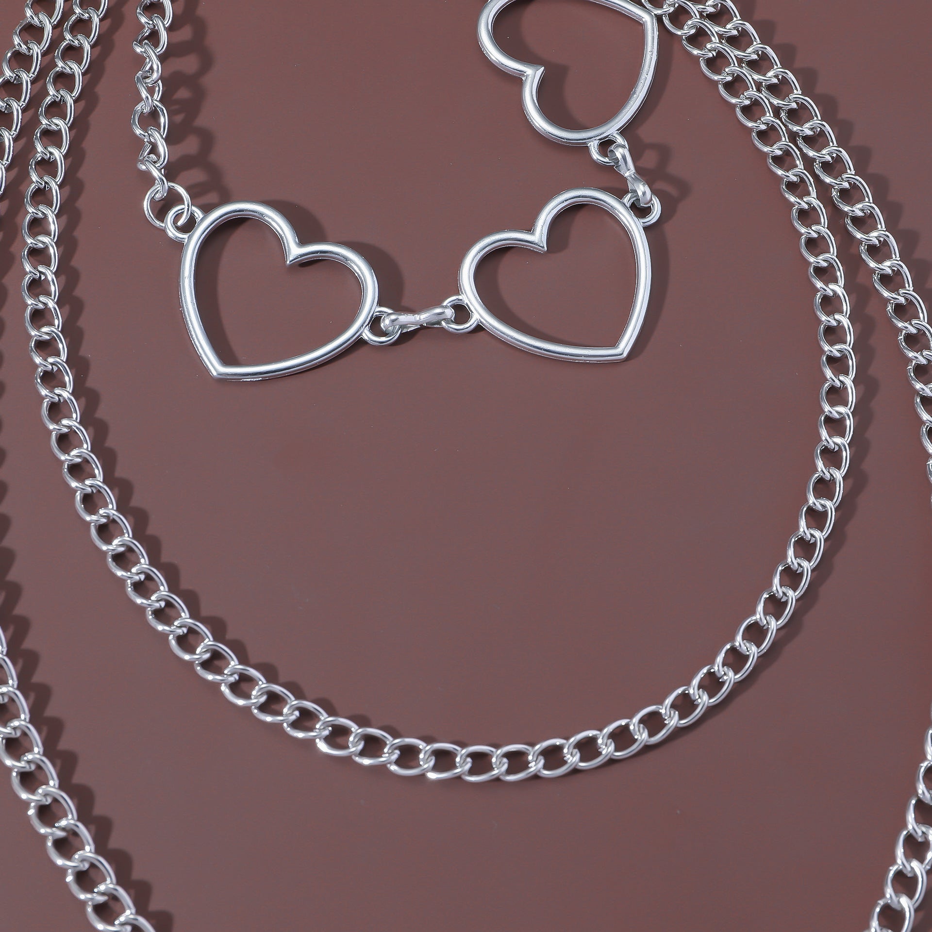 Wholesale Metal Thin Waist Chain Peach Heart Pants body jewelry