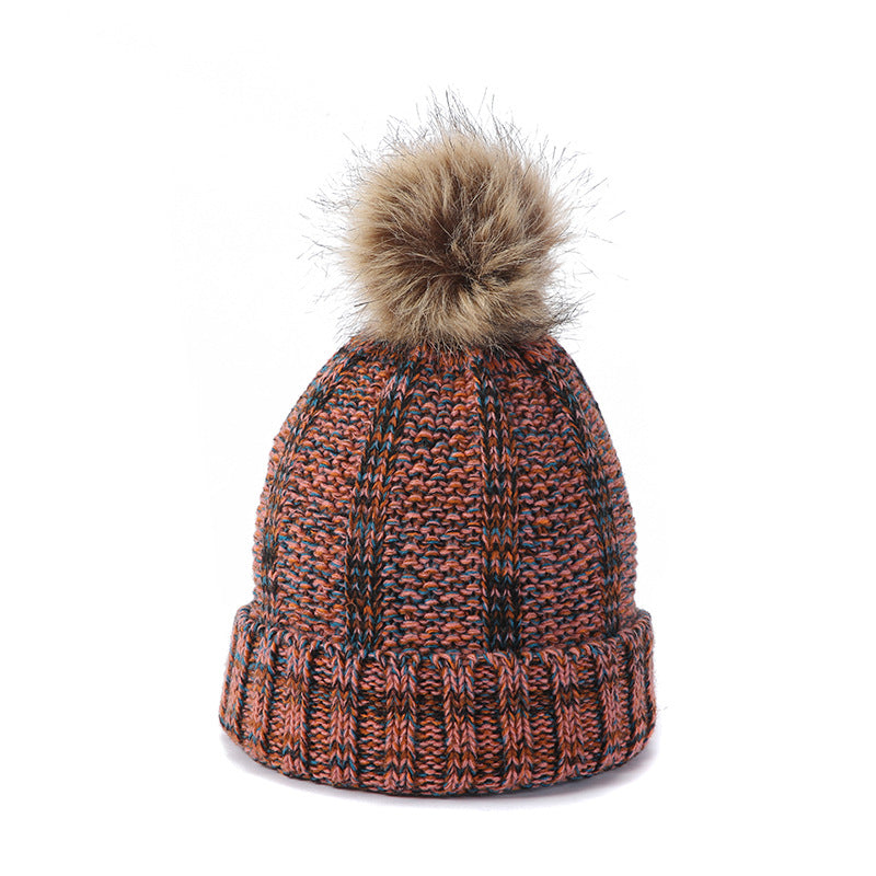 Wholesale Warm Pom Pom Knitted Hat ACC-HT-Suli005