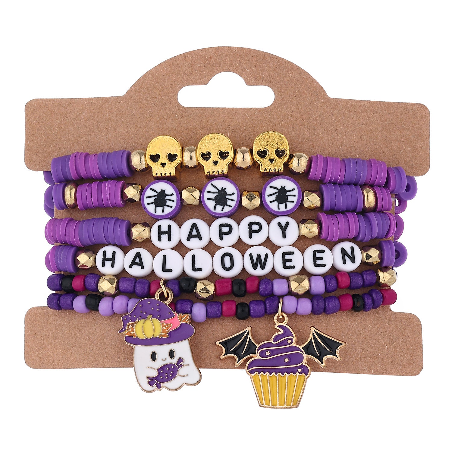 Wholesale European American Style  Soft Clay Bracelet Set,  Handmade Fashion Accessory