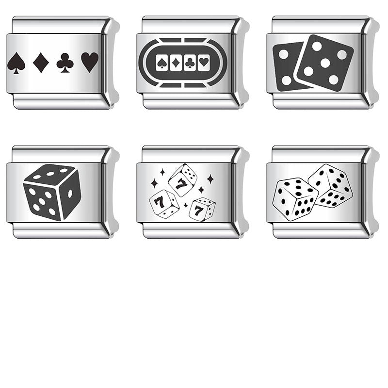 Wholesale Italian Charm Bracelet 9mm DIY Splicing Stainless Steel Composable Bracelet