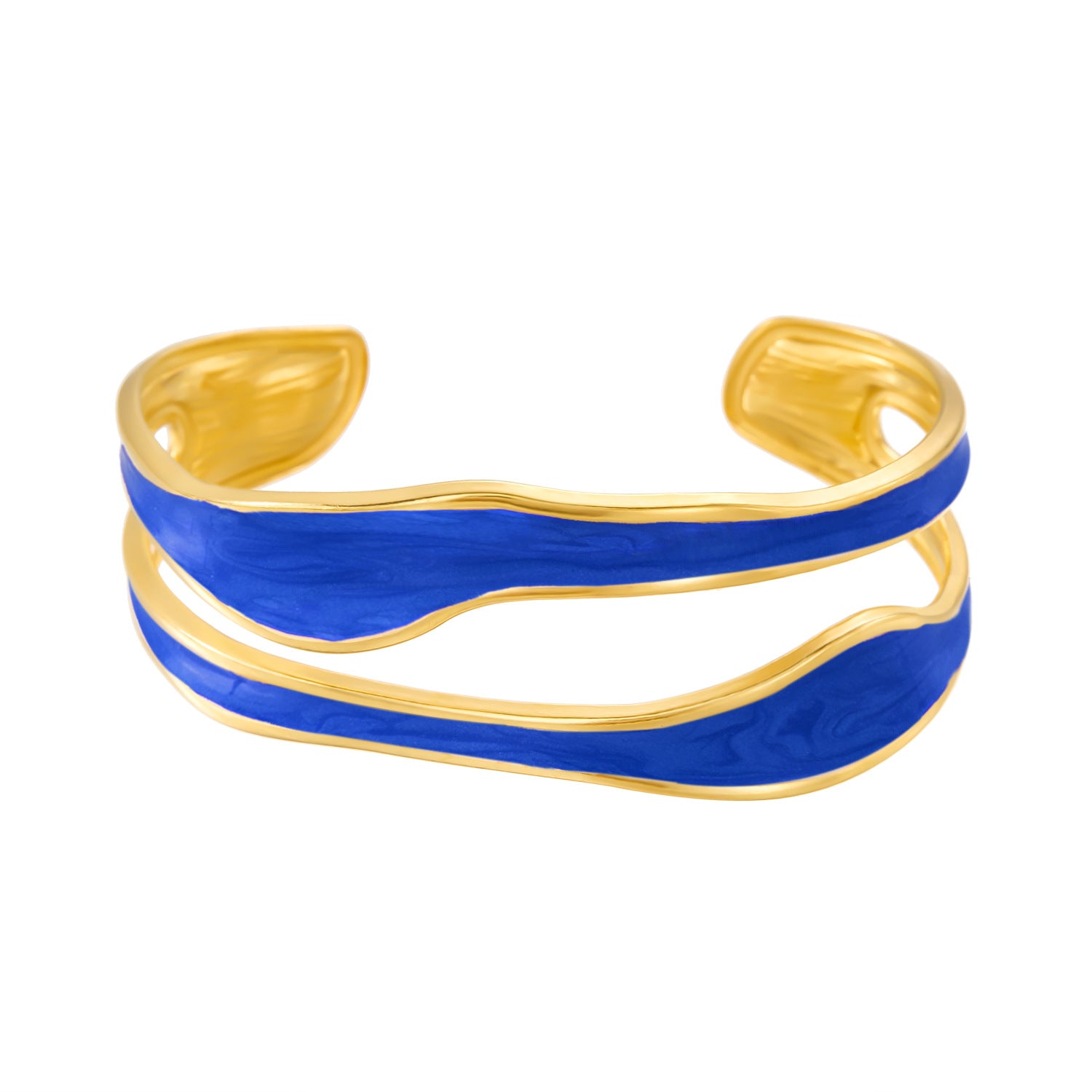 Wholesale stainless steel not fade cold  love oil drop light luxury open bracelet