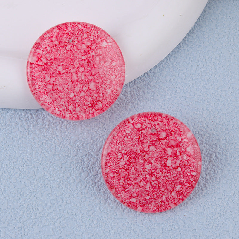 Wholesale  Bohemian love geometric diamond acrylic earrings