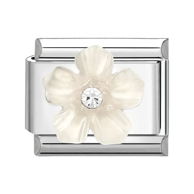 Wholesale Italian Charm Bracelet 9mm DIY Splicing Cute Creative Stainless Steel Composable Bracelet