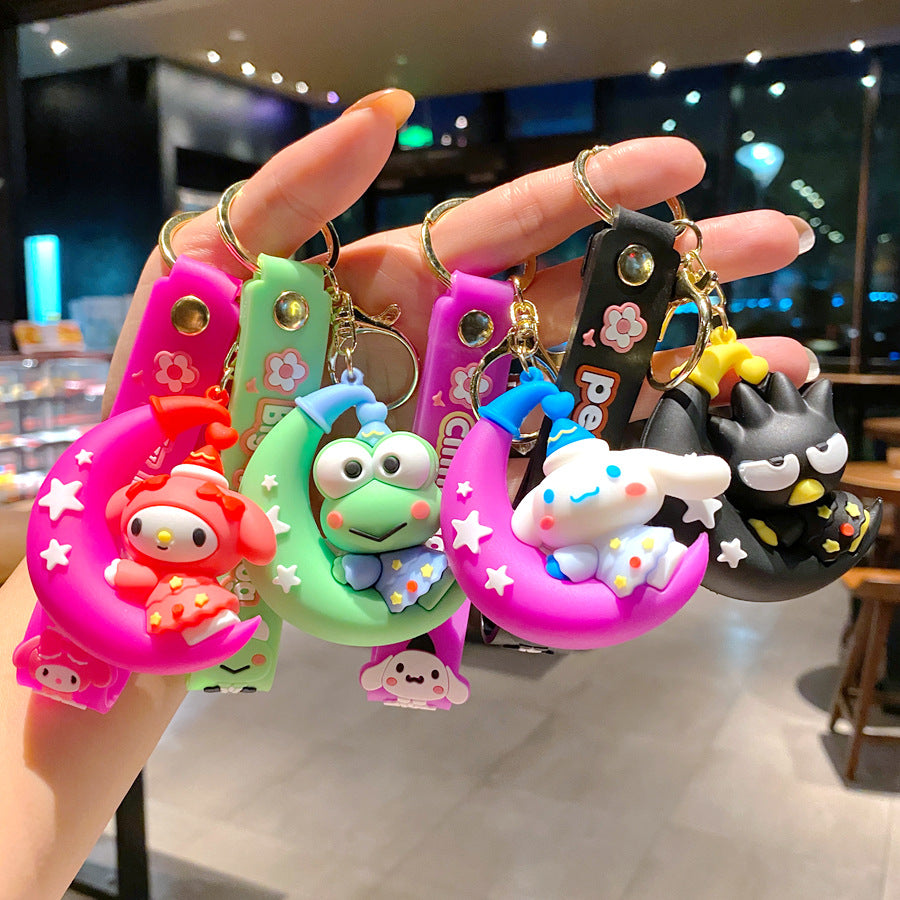 Wholesale Cartoon PVC Soft Glue Cute Keychain ACCVIP-KC-GongZ031