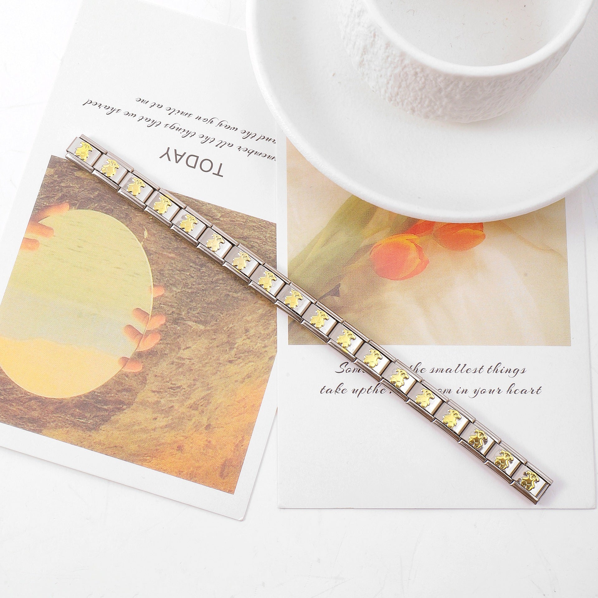 Wholesale Italian Charm Bracelet 9mm DIY Splicing Removable Stainless Steel Composable Bracelet ACC-BT-XY058