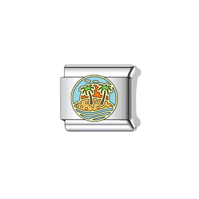 Wholesale Italian Charm Bracelet 9mm DIY Splicing Cute Creative Stainless Steel Composable Bracelet