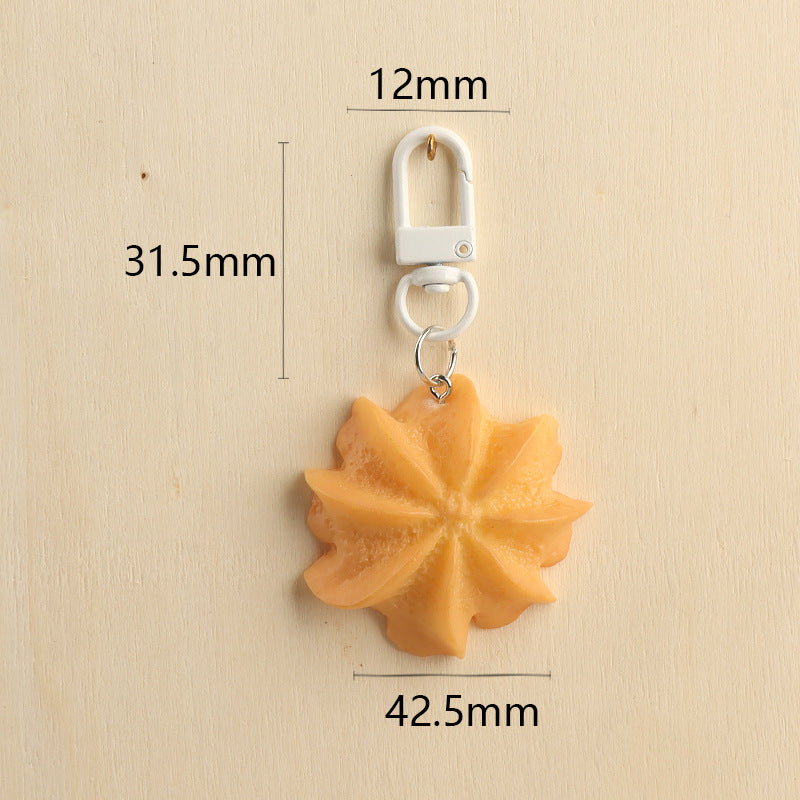 Wholesale  Cookie Keychain Pendant Cute and Creative Keychains