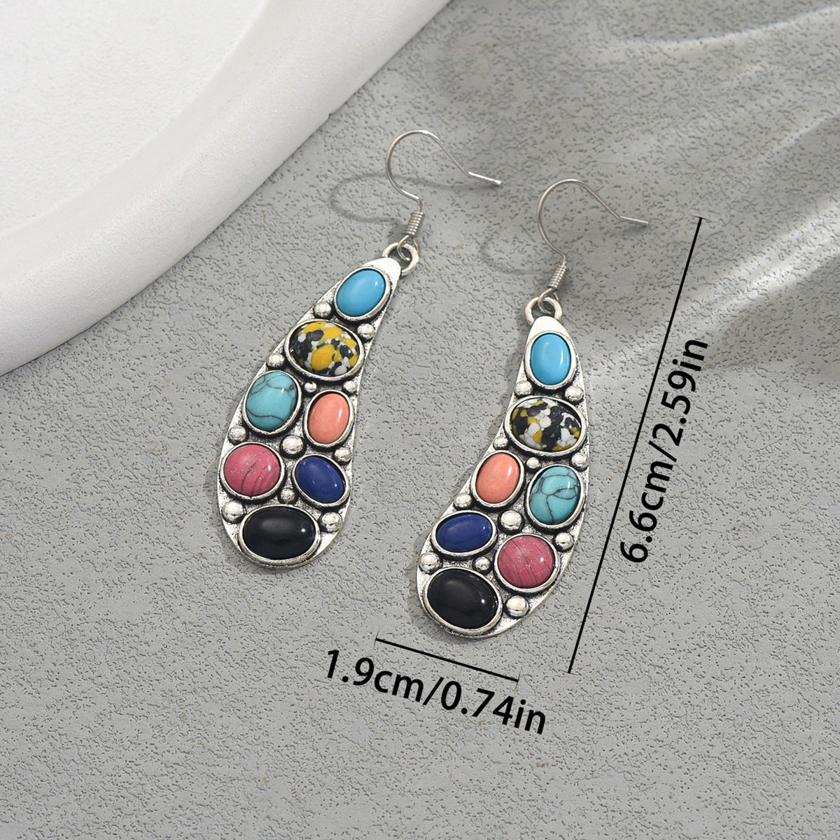 Wholesale Geometric Retro Style Women' s Earrings