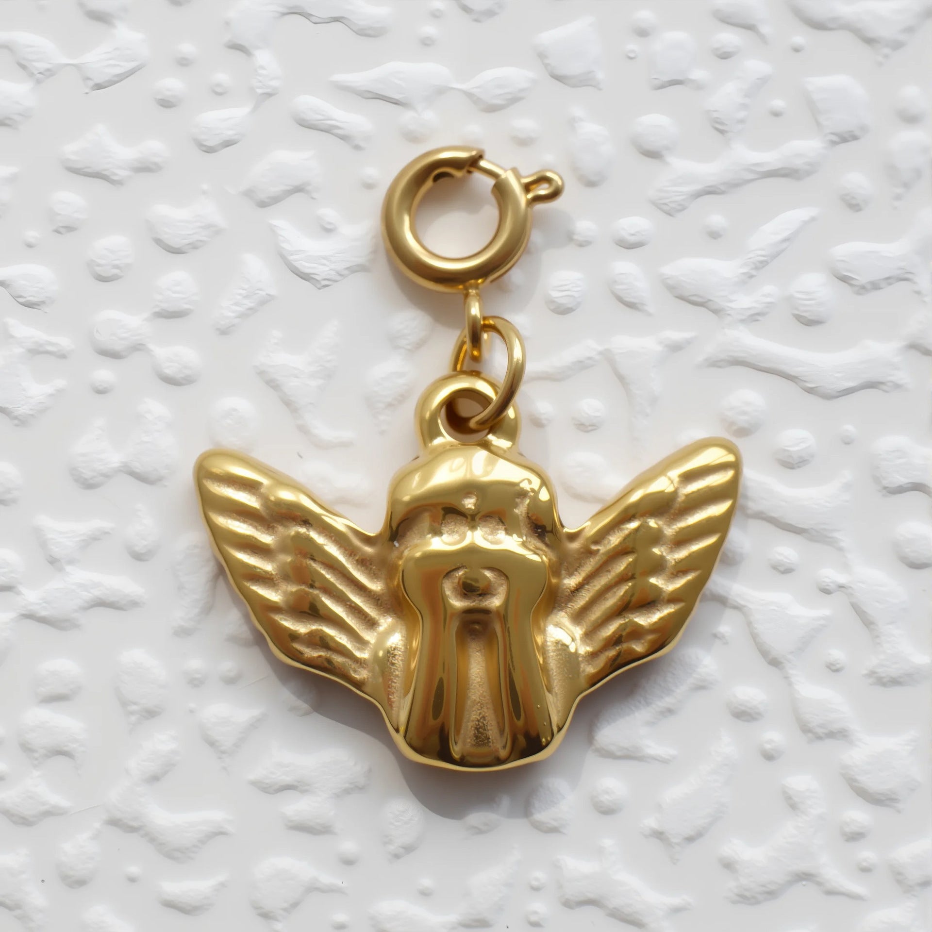 Wholesale 5pcs/ pack Love Star Butterfly Versatile Stainless Steel Electroplated 18K Gold Pendant Pendant DIY Necklace Bracelet Jewelry Accessories