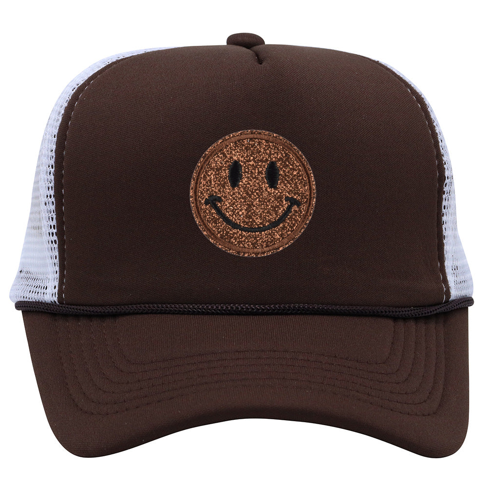 Wholesale  Smiley Face Patch Baseball Cap