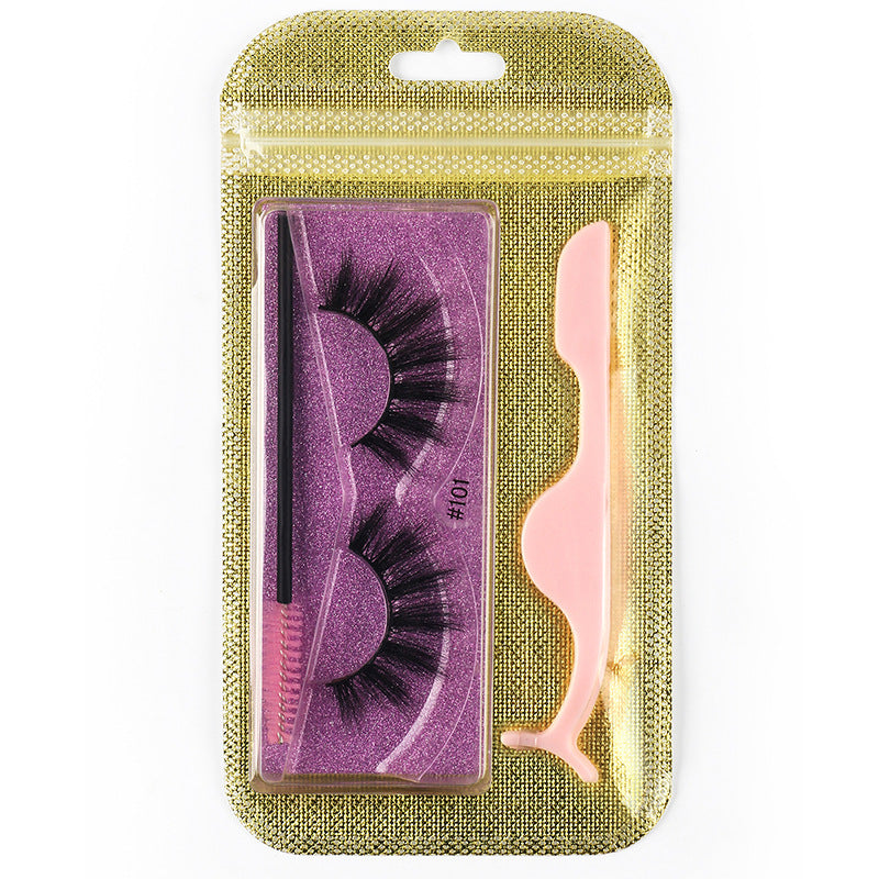 Wholesale Natural Thick 3d False Eyelashes ACC-FS-LJL001
