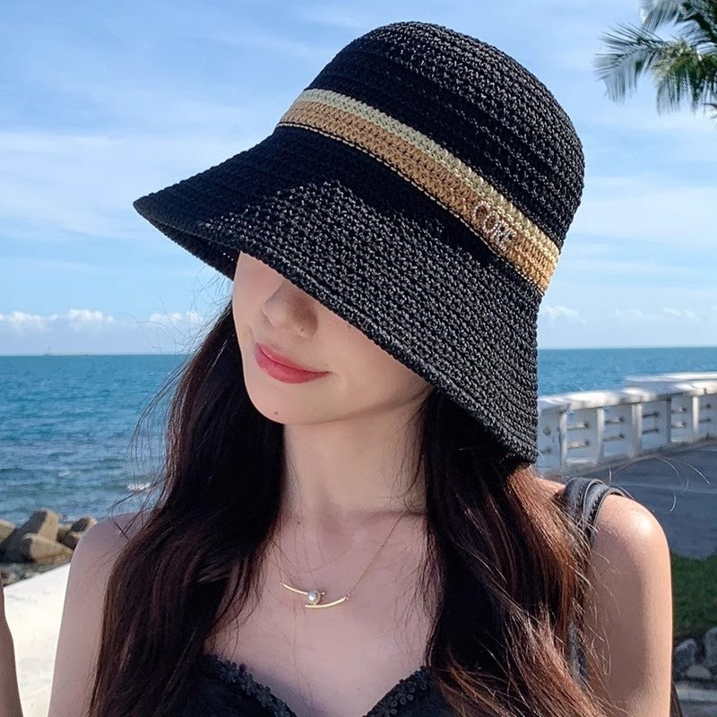 Wholesale Hollow Woven Fisherman Hat Bucket Hat