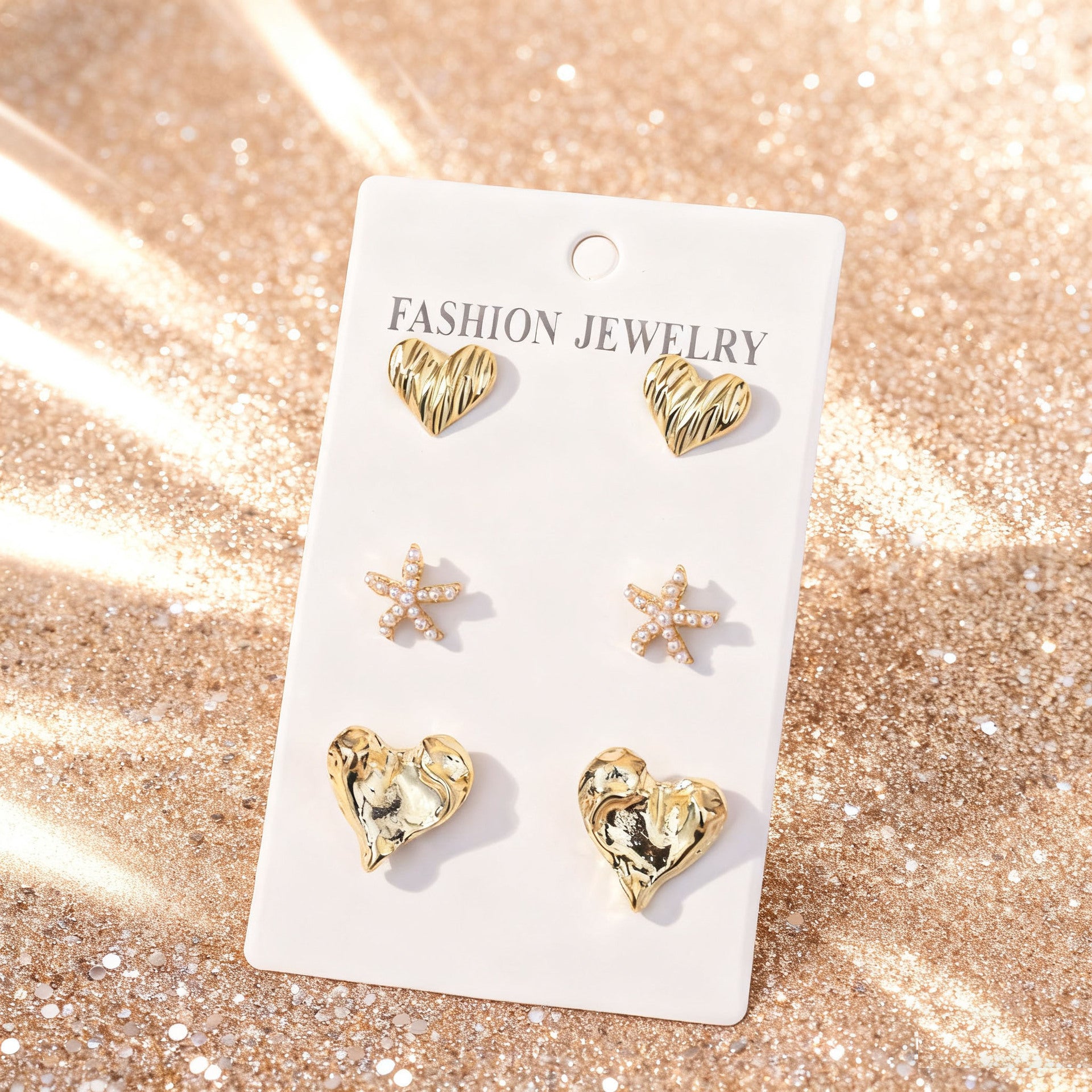 Wholesale Elegant and unique bow starfish earring