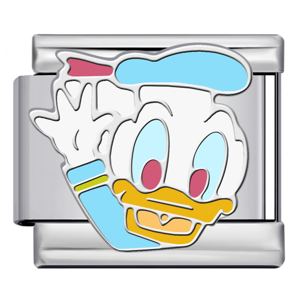 Wholesale  Italian ModuleTitanium Steel Cute Cartoon Series DIY  Bracelet