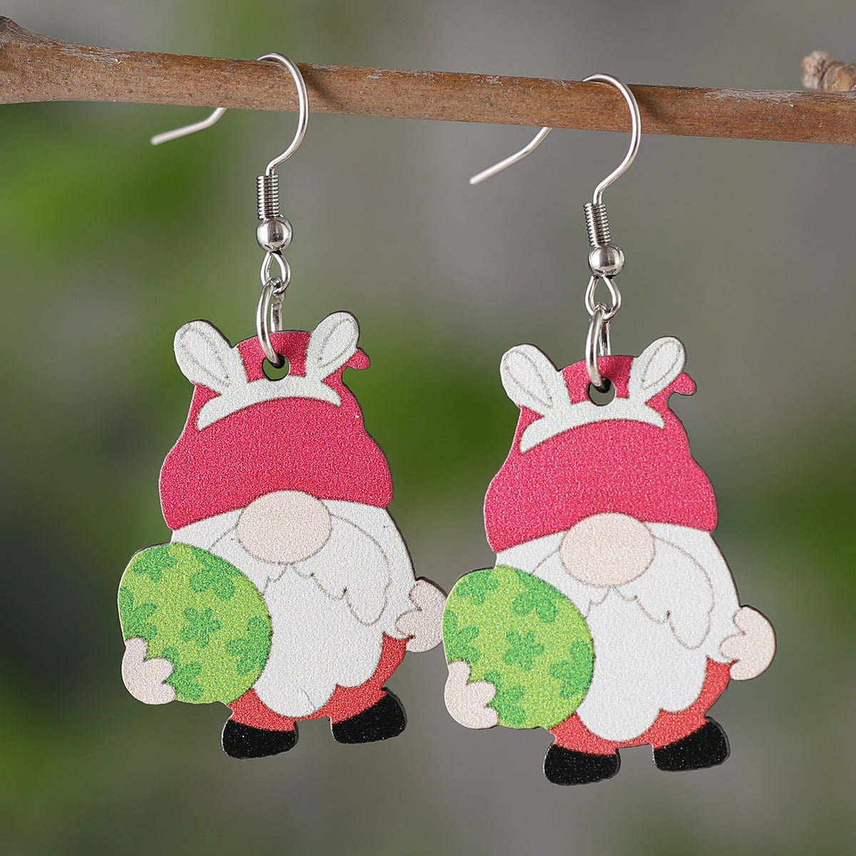 Wholesale  Easter football baseball rugby basketball egg rabbit dwarf pendant earrings