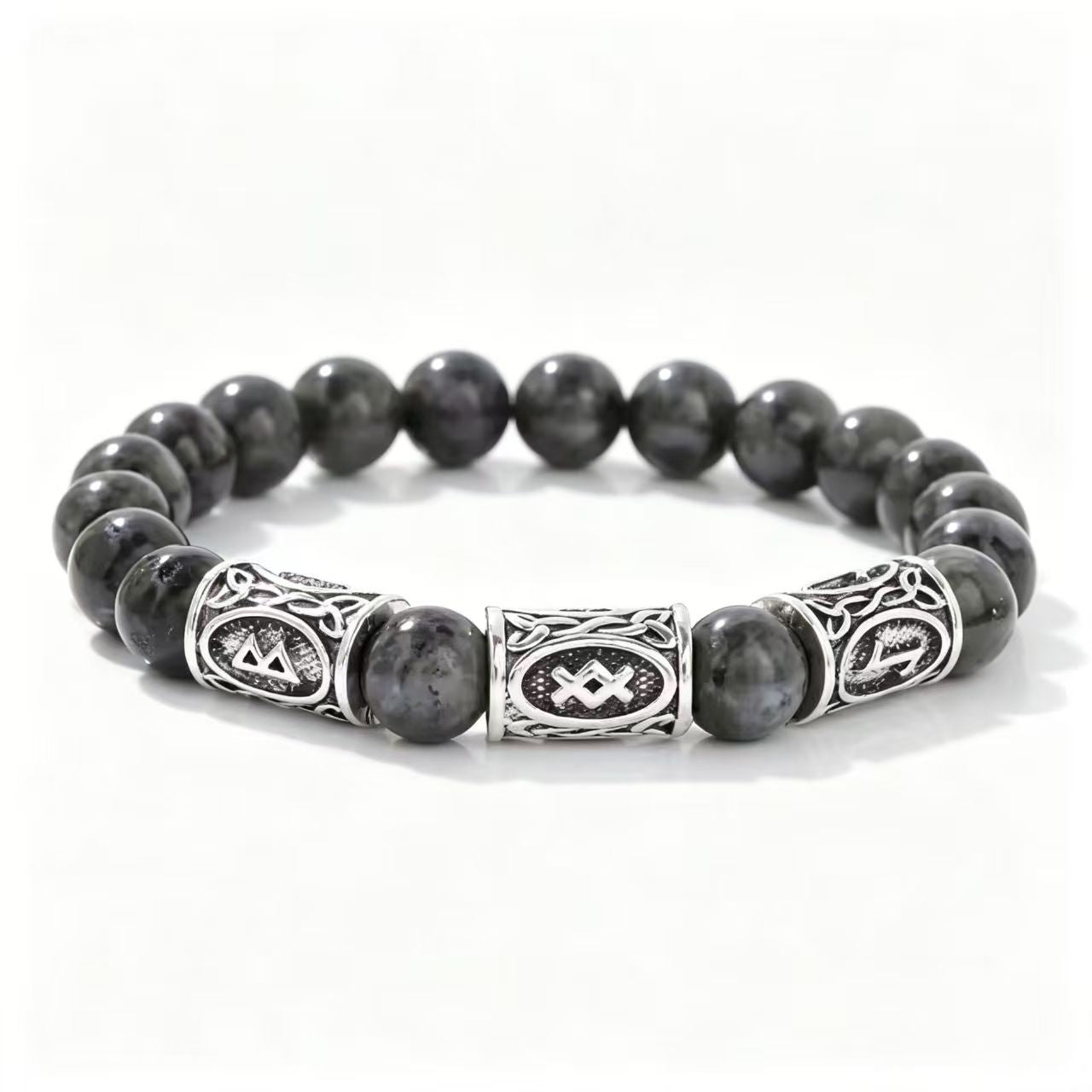 Wholesale Stylish Natural Stone Beaded Bracelet Tiger Eye Amethyst Obsidian Unisex Travel Souvenir Boutique Resale