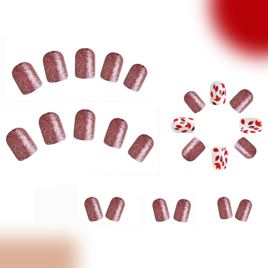 Wholesale 24 Pieces/box Press-on Nails Kits Nail Stickers ACC-NS-GuaiXL104