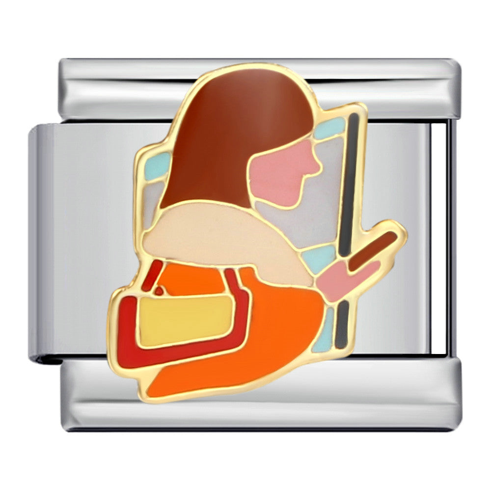 Wholesale Italian Charm Bracelet Cute cartoon character   Stainless Steel Composable Bracelet